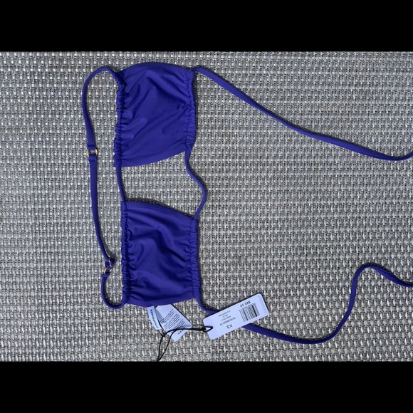 Ruched Bandeau Swim Suit Top - Picture 8 of 8